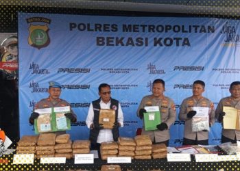 Perang Tanpa Kompromi! 80 Kasus Narkotika & Obat Berbahaya Dibongkar, 98 Tersangka Diringkus di Kota Bekasi