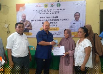 Pemdes Cileungsi Salurkan BLT Dana Desa 2026 untuk 60 KPM