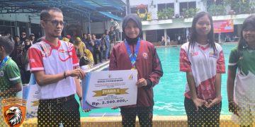 Putri Kapolsek Banjarsari Harumkan Nama Lebak di Ajang O2SN Renang