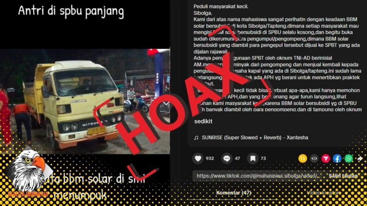 MAHASISWA SIBOLGA BANTAH KERAS ISU PENYELEWENGAN BBM DI JALAN RAJAWALI: “JANGAN TERPROVOKASI BERITA HOAKS!”
