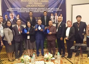 Lahirkan Kepemimpinan Baru dan Komitmen Soliditas,Ketua DPC Peradi Jakarta Pusat Terpilih periode 2026–2030, Andar T. Manik, S.E., S.H., M.H.