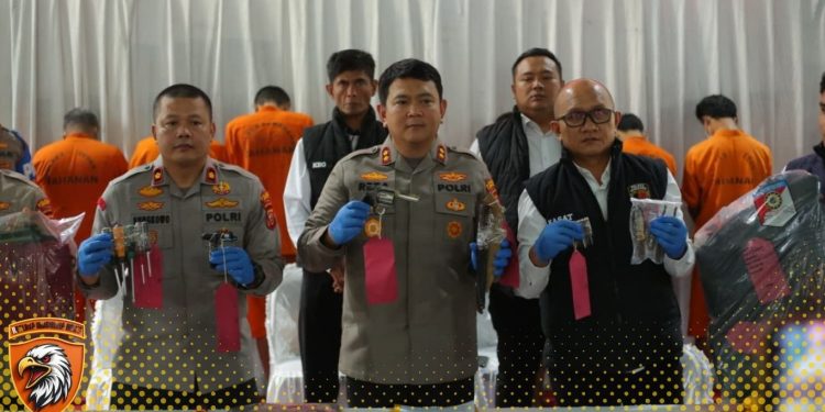 Polres Sumedang Ungkap 6 Kasus Curanmor, Amankan 7 Tersangka dan Sita Senjata Api
