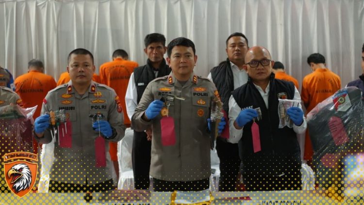 Polres Sumedang Ungkap 6 Kasus Curanmor, Amankan 7 Tersangka dan Sita Senjata Api