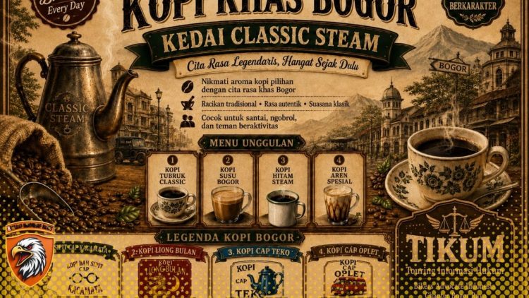 Kedai Classic Steam Hadirkan Sensasi Kopi Khas Bogor, Padukan Nuansa Klasik, Otomotif, dan Konsultasi Hukum Gratis