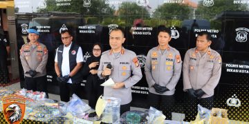 Peredaran Obat Keras Makin Meresahkan, Polres Metro Bekasi Kota Bongkar 20 Kasus dan Amankan 26 Tersangka