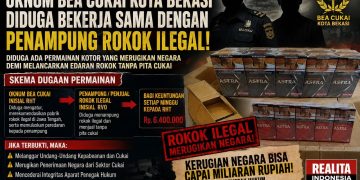Diduga Ada Permainan Oknum Bea Cukai Kota Bekasi dengan Penampung Rokok Ilegal, Aparat Penegak Hukum Diminta Bertindak Tegas